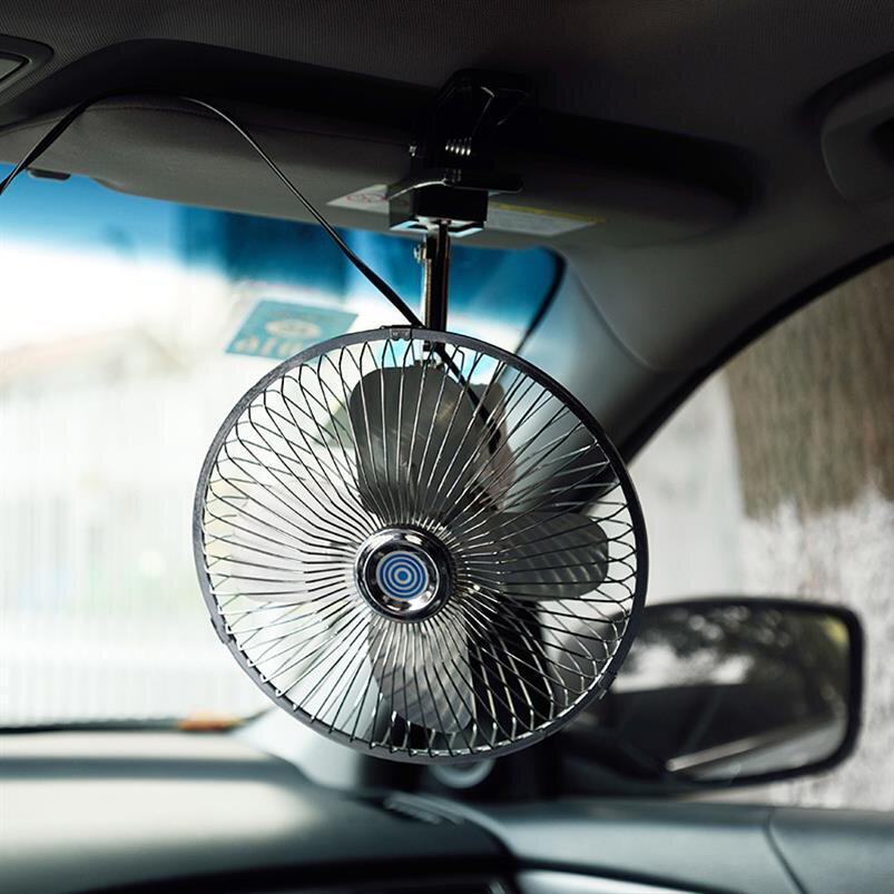 风扇客车静音音大轻巧汽车风力降温散热创意车用电扇