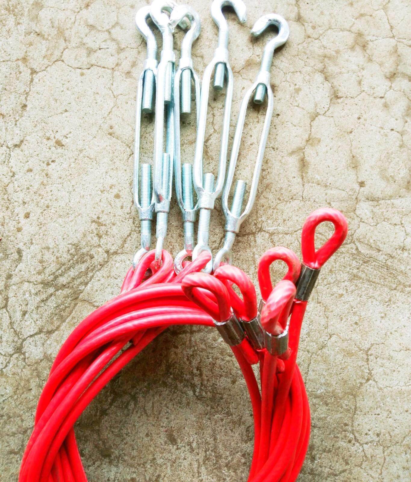 钢链捆绑汽车简约车厢拉绳方便挂架拉环车挂拖车绳