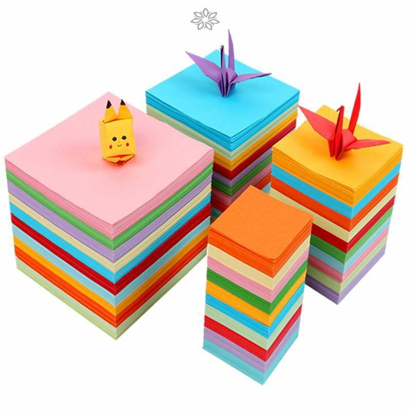 可爱兔折纸1000张正方形彩纸剪纸卡纸20色儿童手工折纸