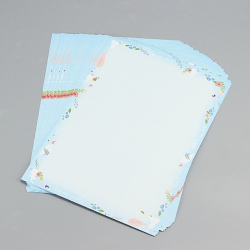 印花a4纸影印纸好看彩色信纸写信图案复印纸打印纸