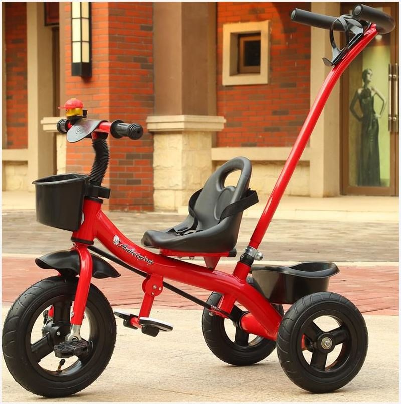 女孩儿儿童三轮车超轻轻巧娃娃发泡轻便小男孩简易三轮车