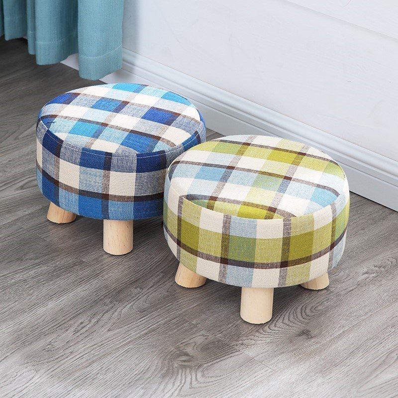 板凳小换布凳矮凳创意时尚红鞋凳凳客厅沙发小懒人家用凳圆子网艺