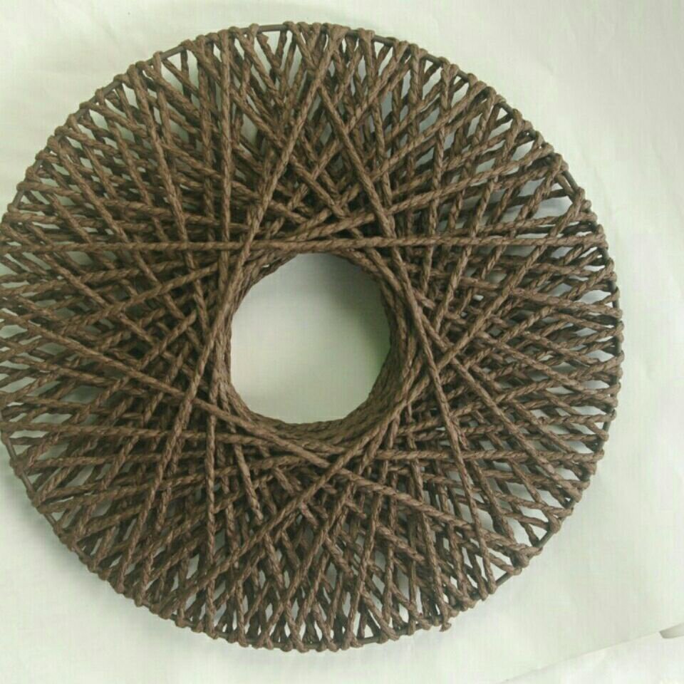 手工新饰件花艺挂藤墙上客厅编挂装饰品圆盘墙面壁饰