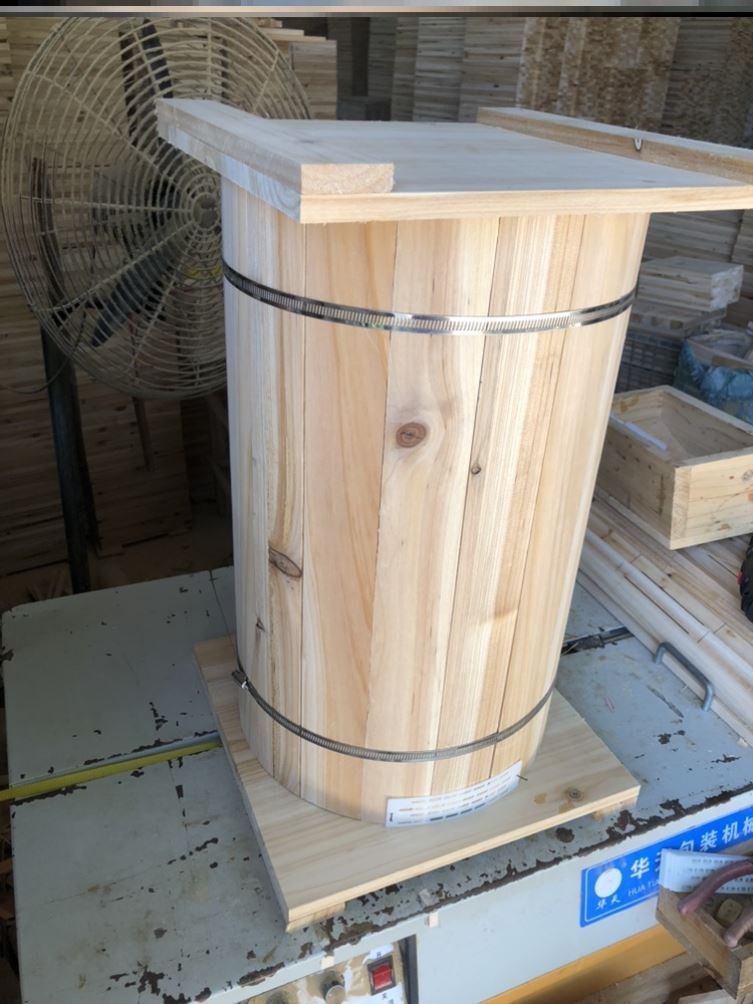 蜜蜂箱煮蜡蜂箱养蜂工具专用全套中蜂继箱圆桶蜂巢箱防晒隔热防雨
