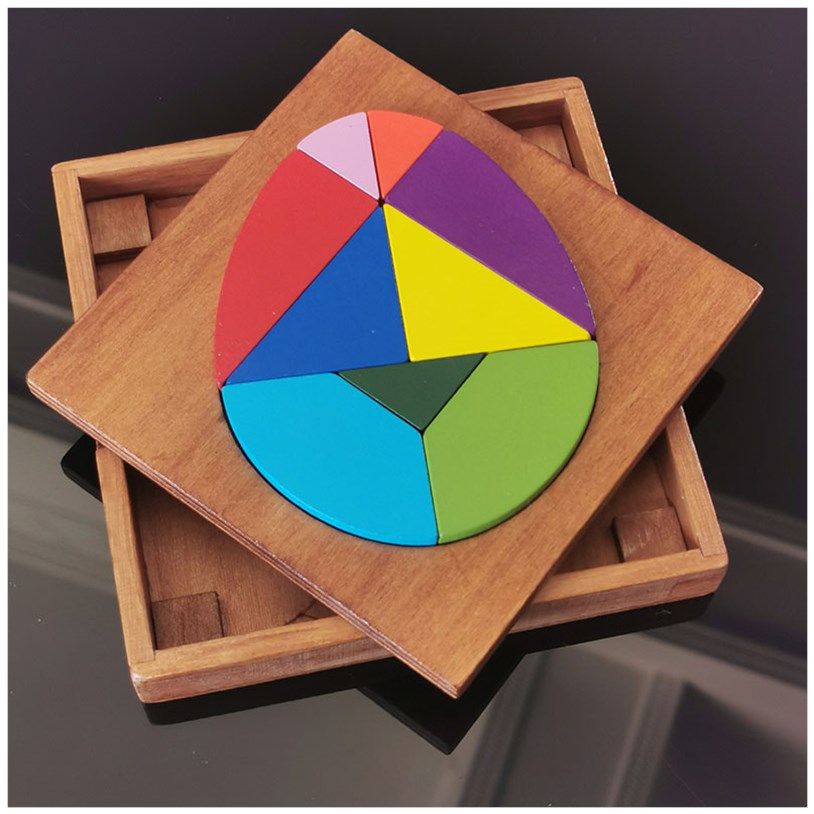 拼图百鸟鸟蛋九巧蛋形七巧板智力幼儿园思维训练拼图