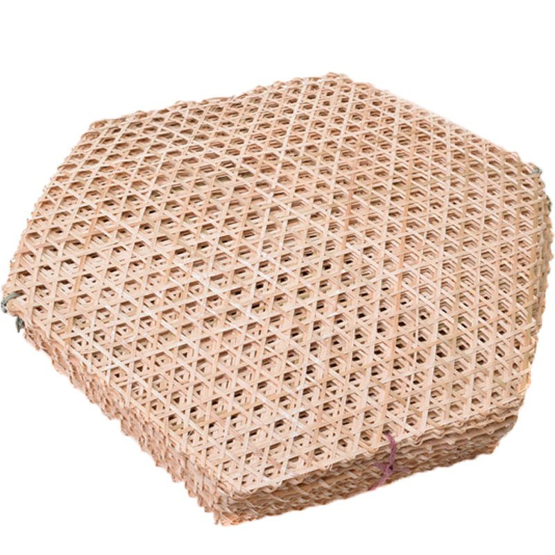 小竹网手工编织竹达竹网垫竹蒸垫防粘锅竹板六角竹篱片蒸笼竹笪