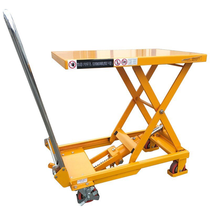 平台升降新品手动台车液压小型平板车移动式模具升降台