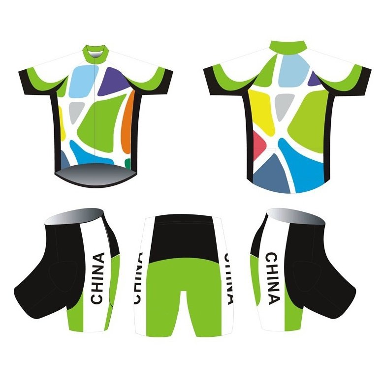新款骑干轮滑运动服表演透气服定夏季车速套装骑行服