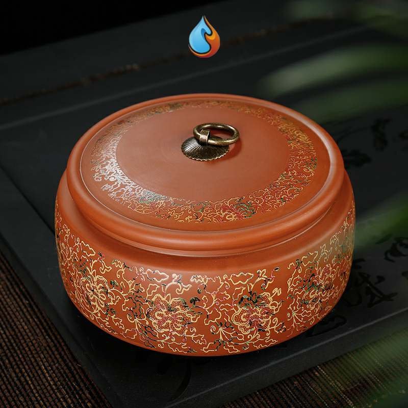 茶罐新款茶叶紫吵复古居家储茶存茶家居茶道茶叶罐