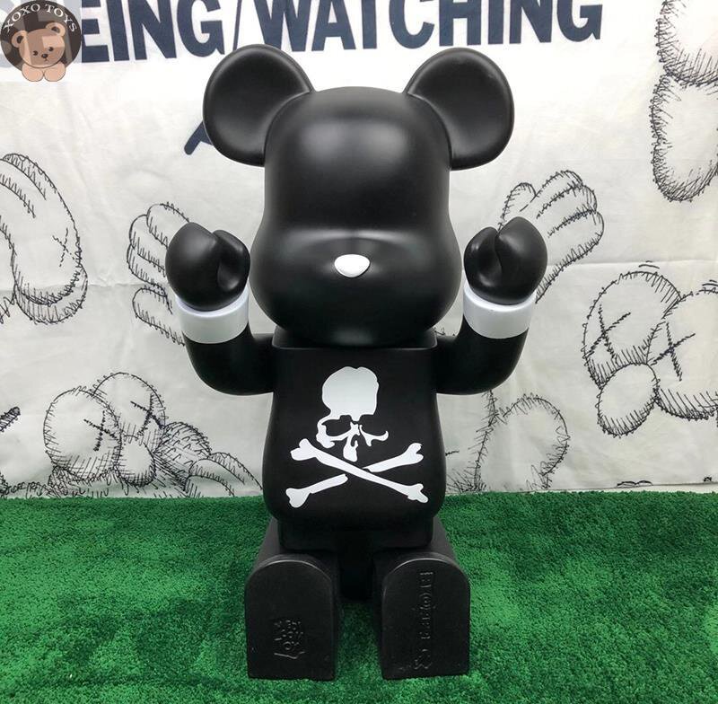 bearbrick400%暴力熊积木积木熊骷髅骷髅潮流桌面潮玩盲盒
