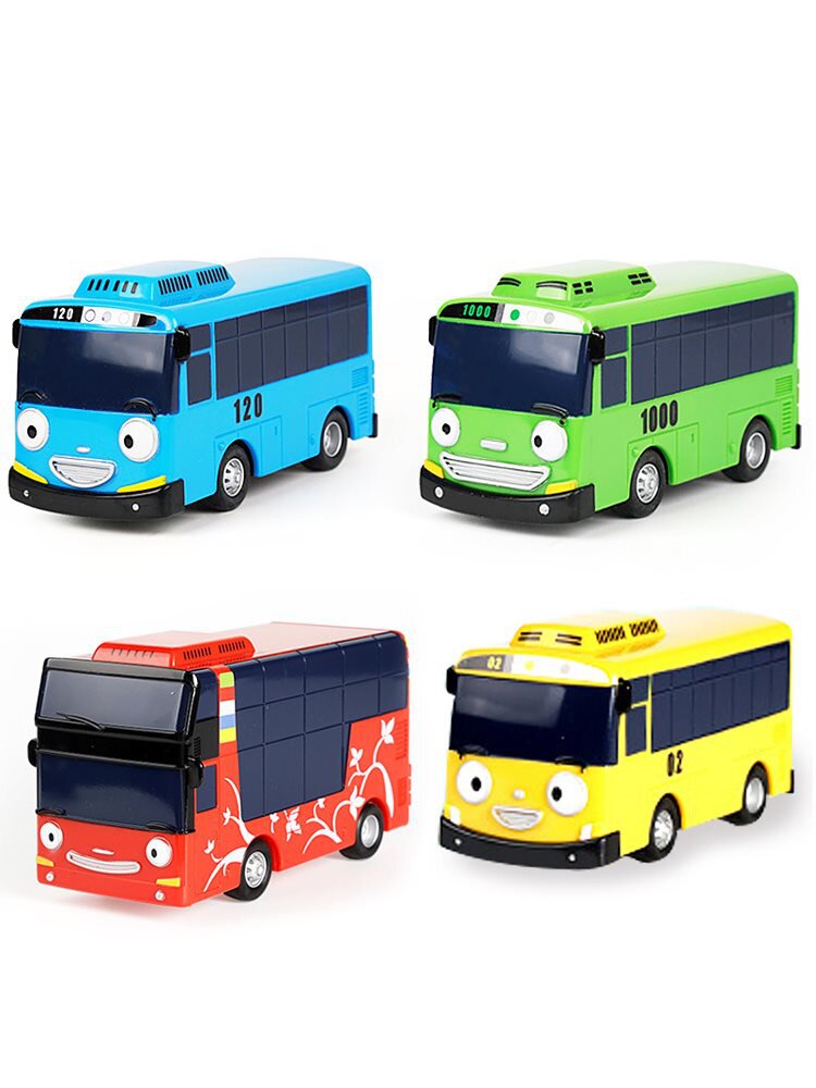 tayo太友公交车玩具全套公共汽车儿童男孩宝宝小巴惯性