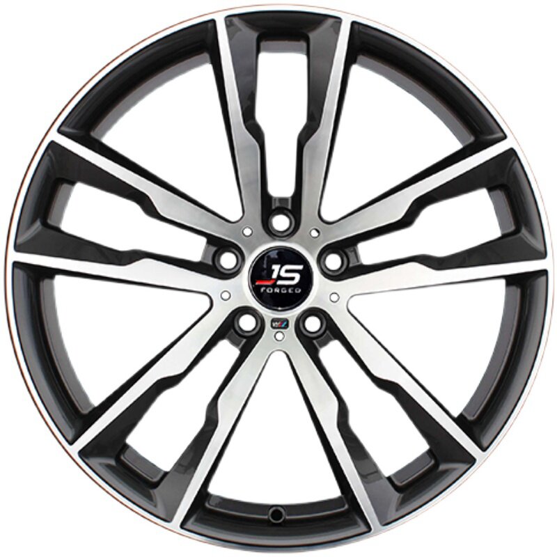 轮毂宏鑫锻造21寸适用宝马通用网红红珍珠个性轮毂