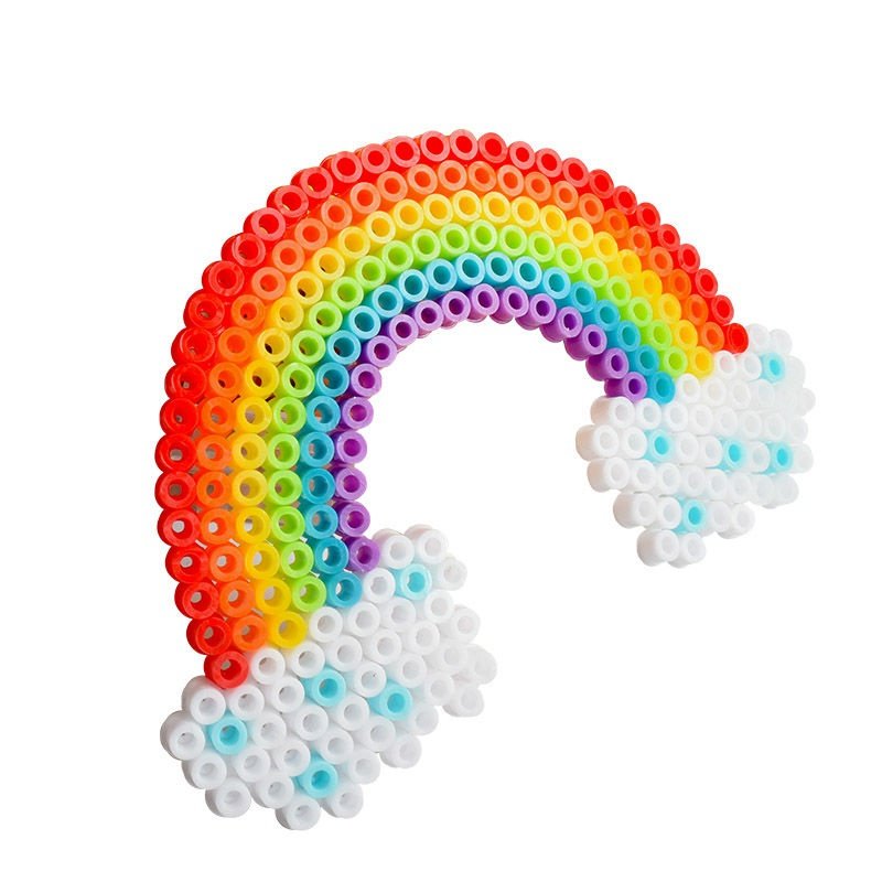 拼图豆豆水晶珠子贴画熨烫珠男女孩女孩儿儿童拼图