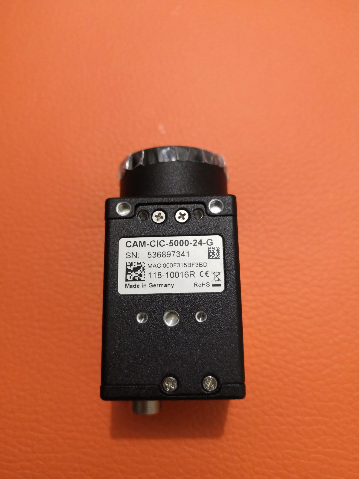 相机congex康耐视工业cam-cic-5000-24-g全局曝光500w工业相机