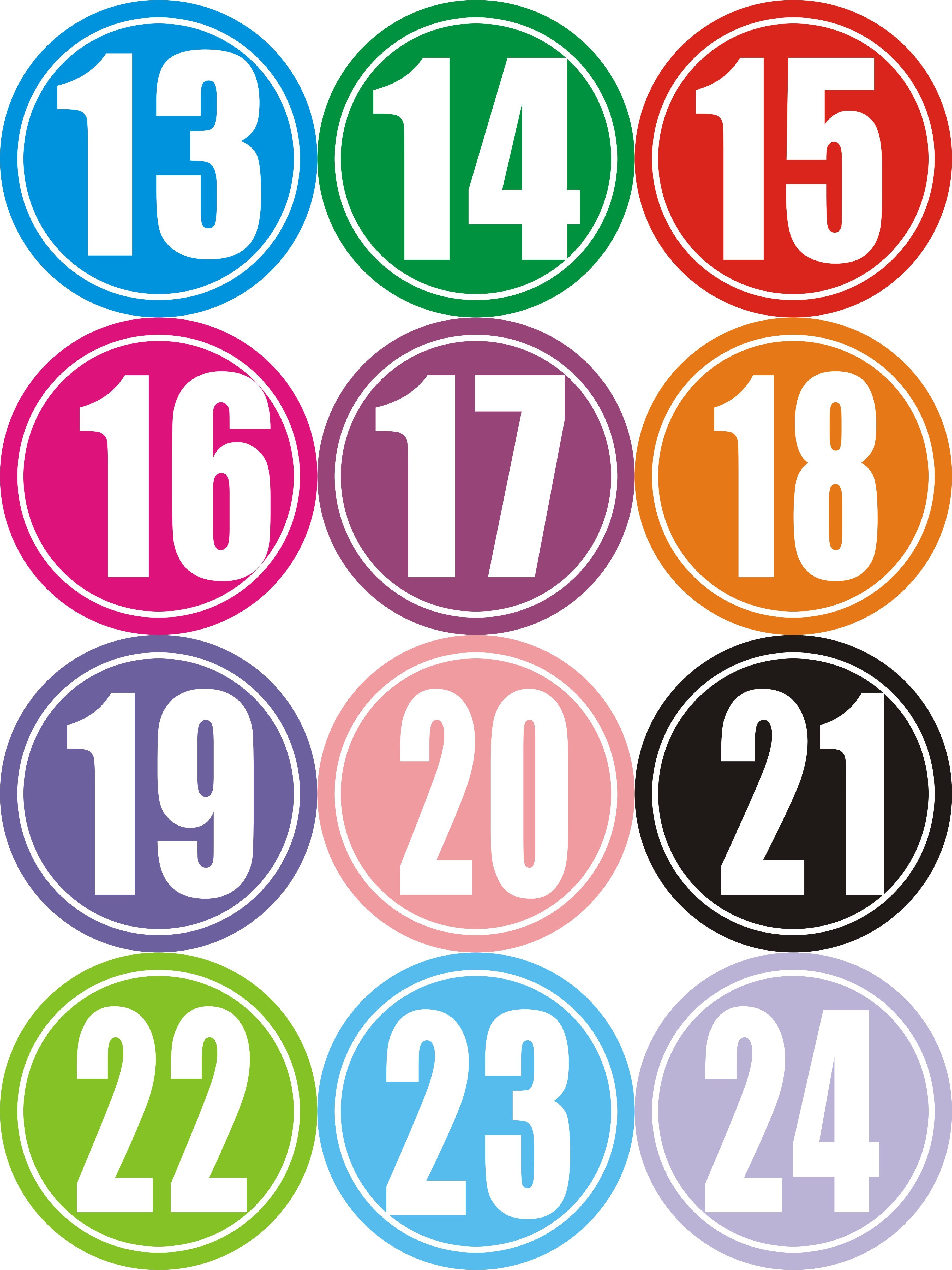 数字贴纸名字号码粘贴编号墙贴卡通桌子早教不干胶标签