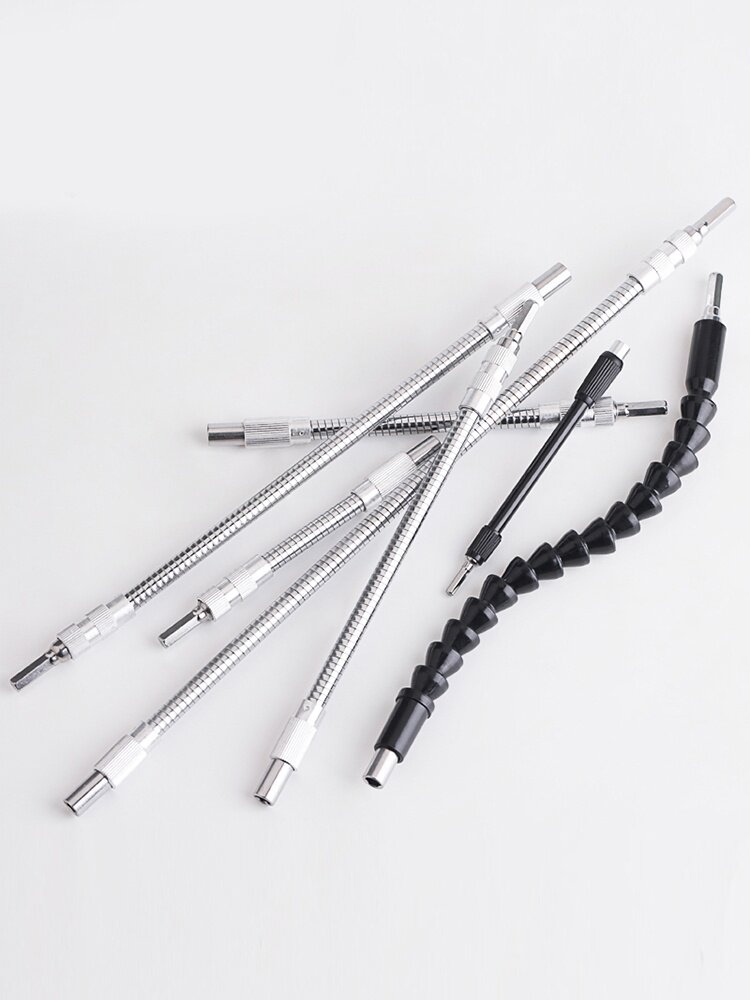 多功能万向软轴钻头金属软管手电钻批头连接杆电动工具配件加长杆