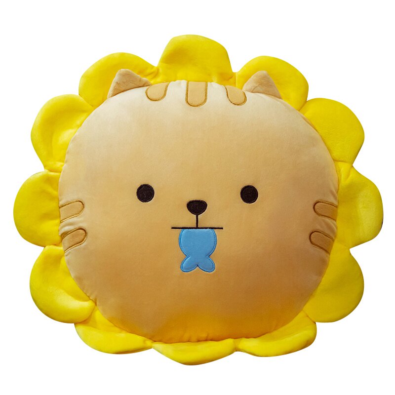 太阳公仔被子靠垫被被抱枕空调卡通凉折叠夏被车内两用毛绒玩具