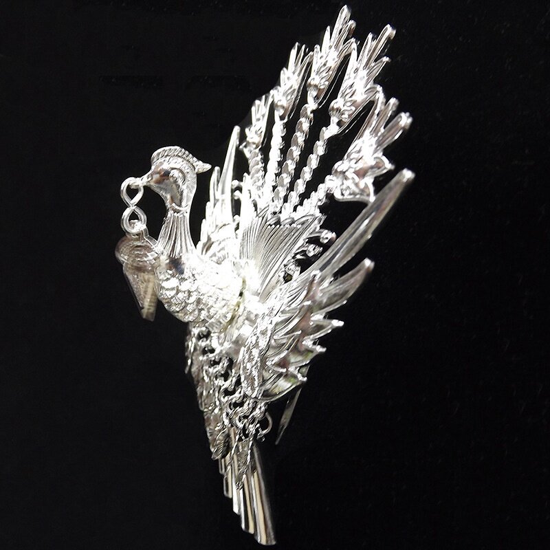 贵州少数民族特色苗族凤凰头饰舞蹈服装演出摄影发饰