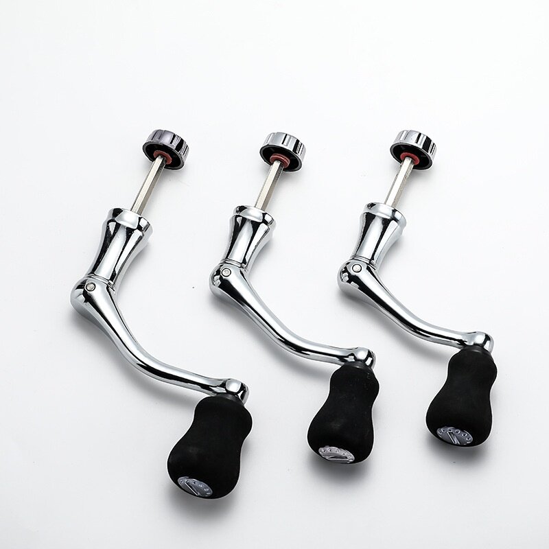 渔轮配件纺车车轮摇把金属折叠摇臂海竿鱼线轮其他垂钓用品