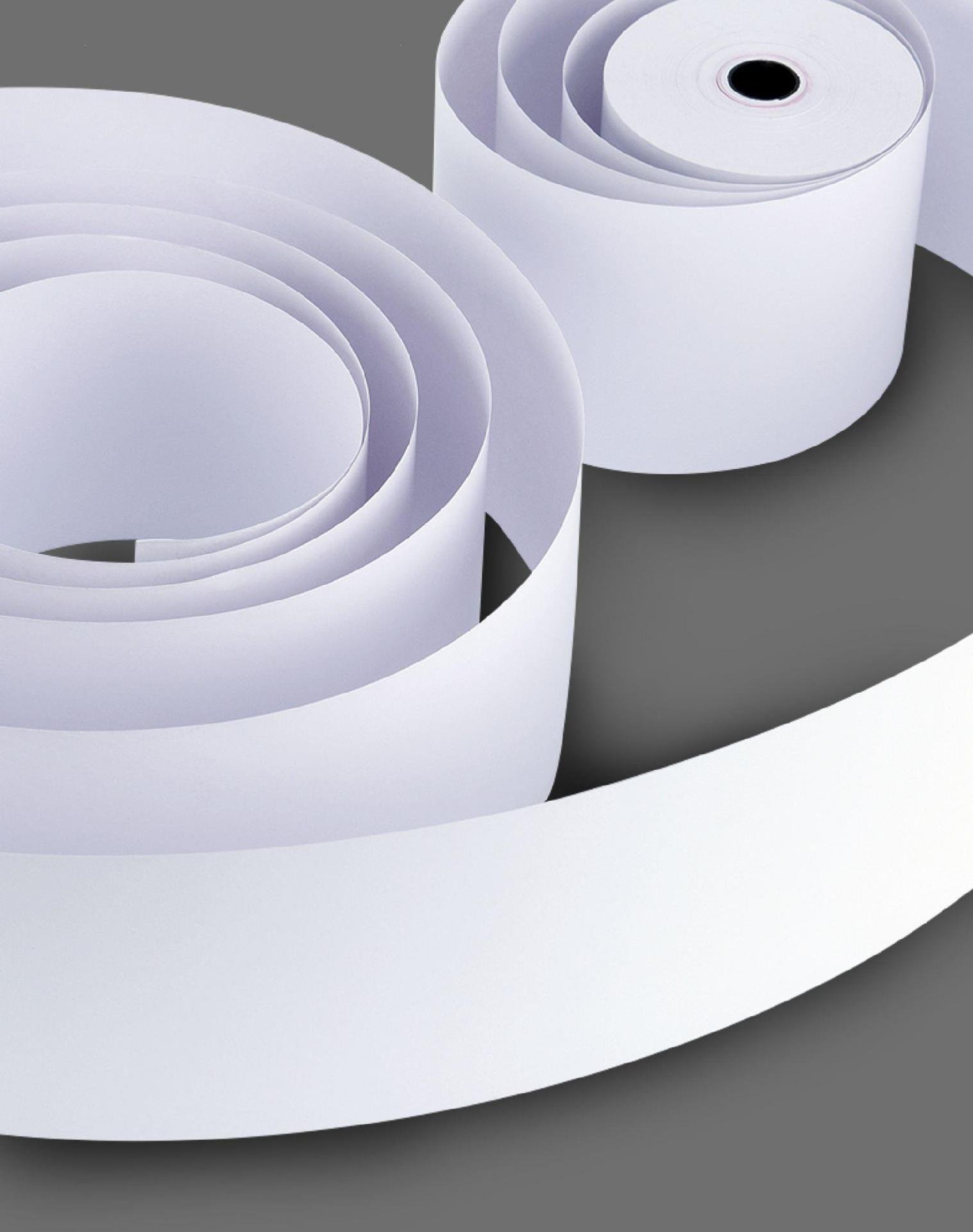 光滑不卡卡纸收银打票机打印纸商场打印机外卖小票收银纸