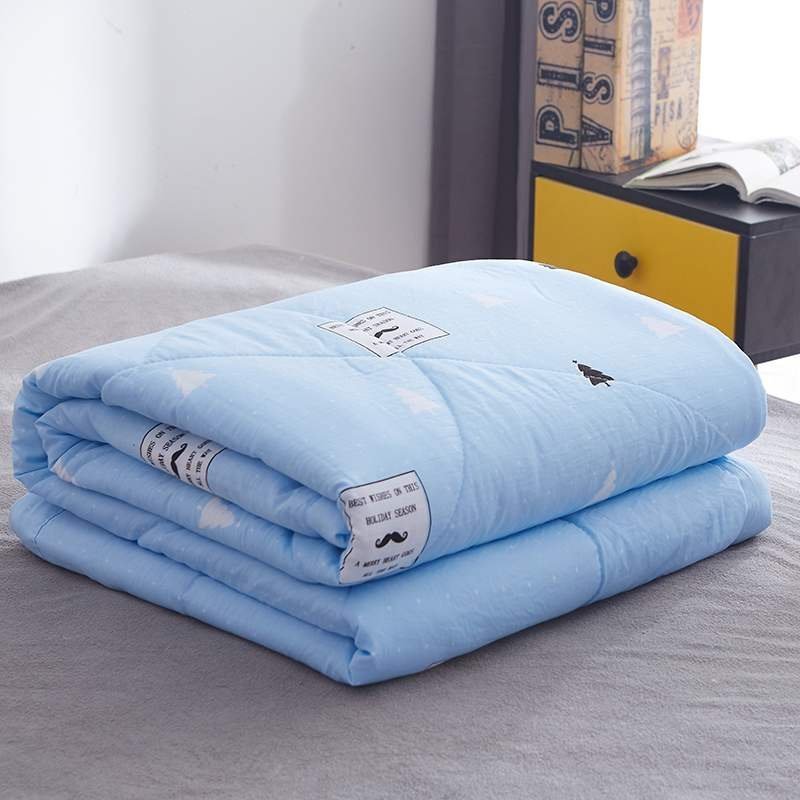 夏天盖的薄被宿舍小盖被单人午睡夏季简单2020可水洗小清新