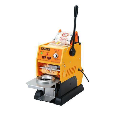 机塑料手商用封口纸杯豆浆杯饮料压2019封口封半自动奶茶杯机新款