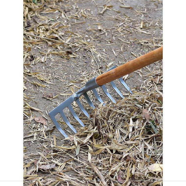 耙子搂草除草加厚长柄花园家用菜粑松土草爬耙子