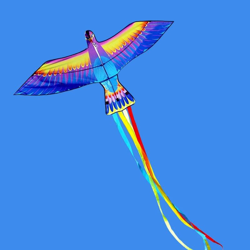 风筝湖北武汉潍坊凤凰彩尾长尾成人大型微风风筝