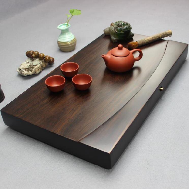 小型茶盘收纳家用小茶台时尚实木单层茶托茶板茶盘