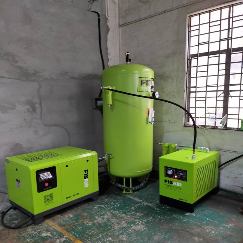 空气压缩机德气气泵螺杆省电葆式压机变频螺杆机静音空气压缩机
