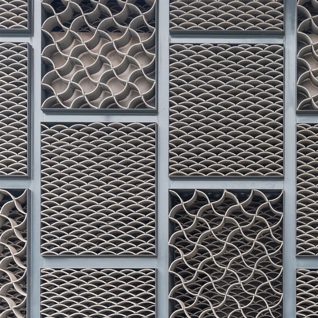 仿古青瓦装饰瓦片背景墙酒店咖啡餐厅隔断屏风马赛克