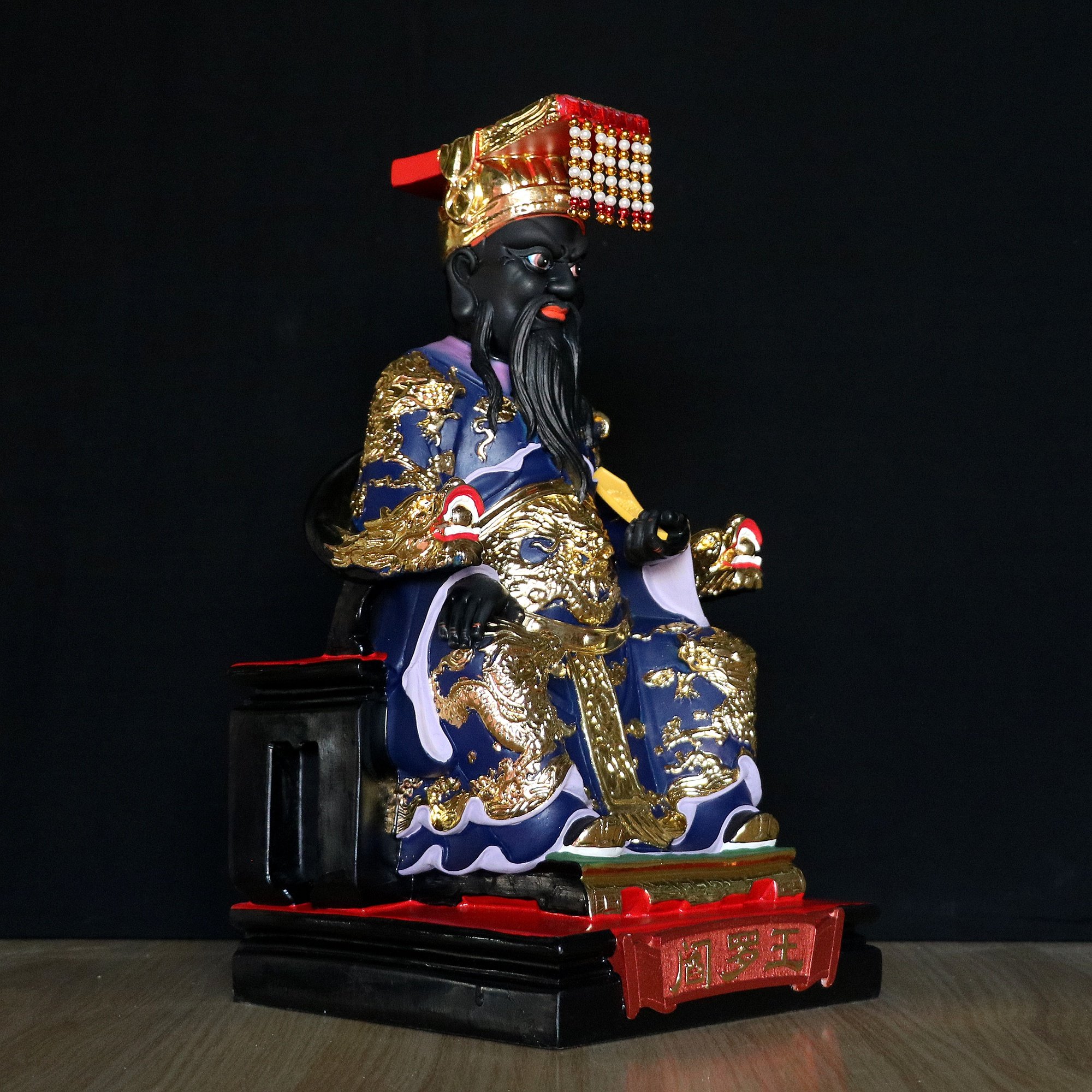 阎王正品摆件供奉家居魔王阎魔王阎罗王十殿之王摆件