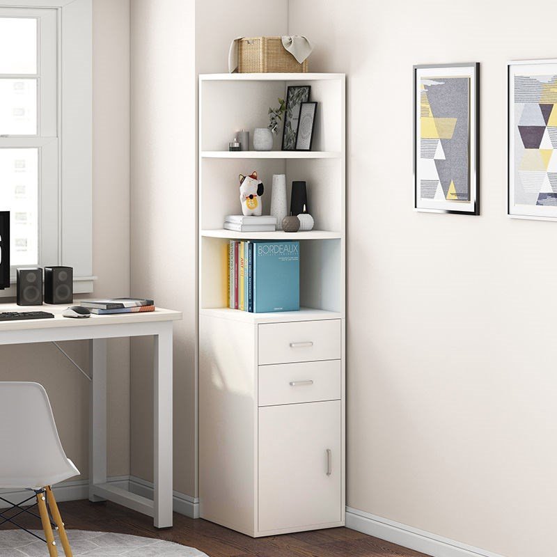 三角衣柜转角墙角柜子现代简约拐角边角三角形收纳客厅角柜