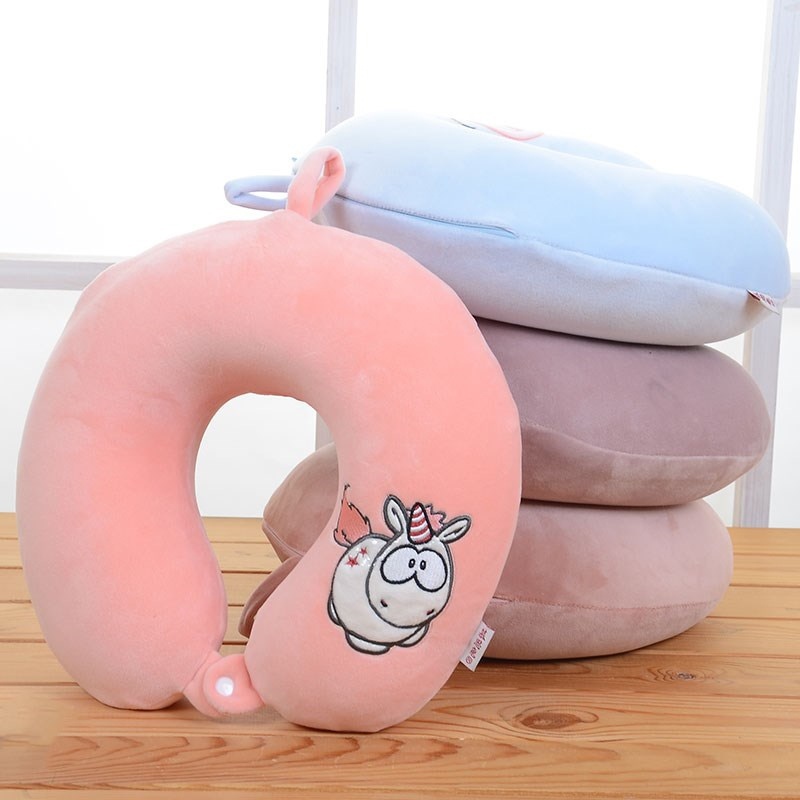 护枕亲子颈部礼物便携家用枕头睡觉护颈双面u型枕
