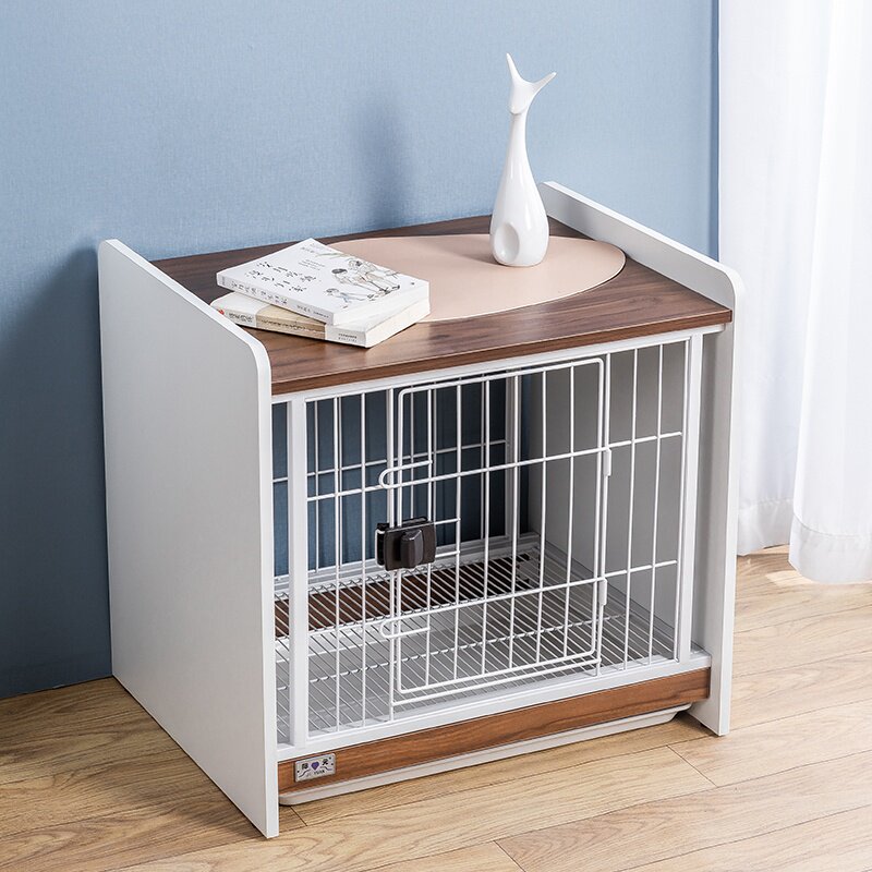 宠物意式现代轻奢木质狗笼室内别墅家用笼子笼子
