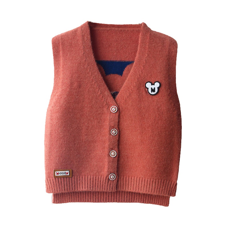 婴幼儿开衫坎肩儿童男儿背心毛线小男孩马甲针织马甲