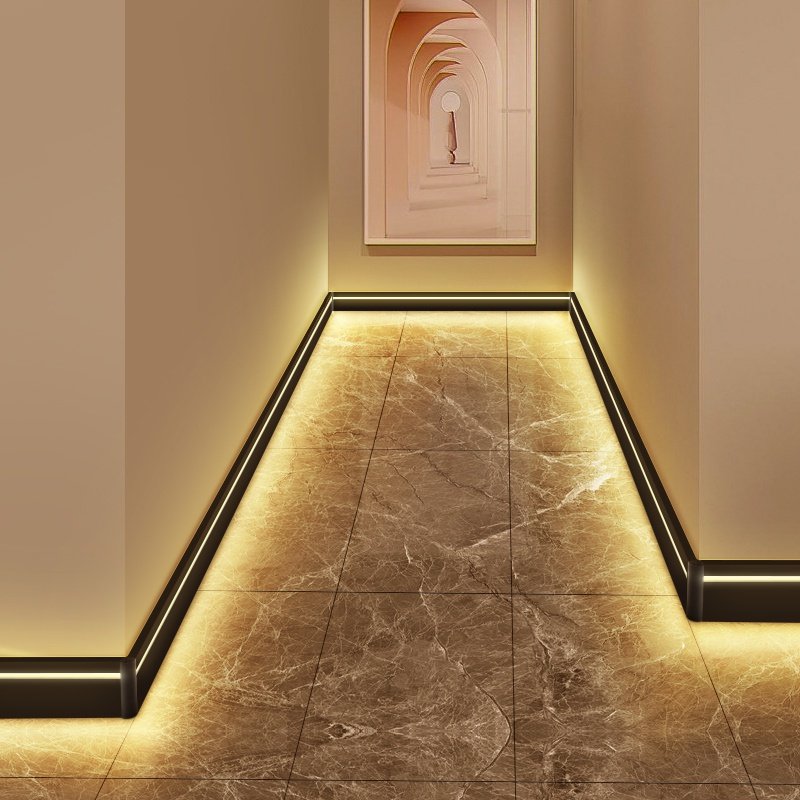 线灯led踢脚贴墙隐形铝合金嵌入式过道灯带家用led灯带