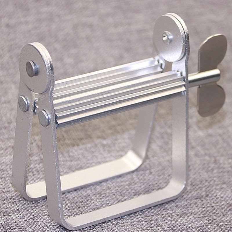 挤压护手铝制色染专用颜料膏药药膏油画工具挤牙膏器