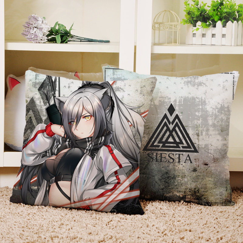 动漫抱枕宅男绅士艾雅法拉明日方舟二次元周边动漫毛绒