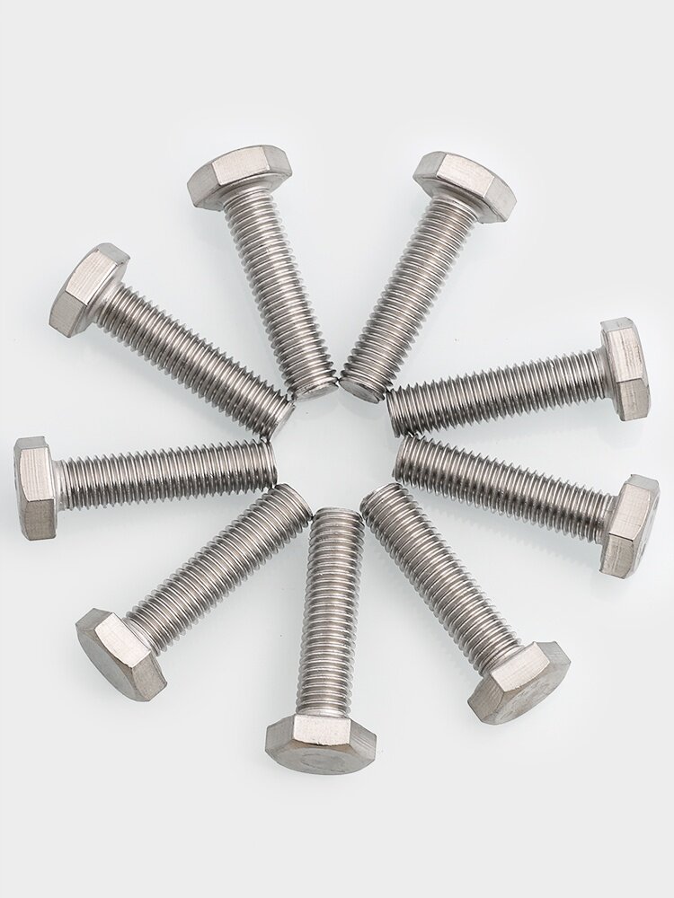 m22m24m27304不锈钢外六角螺栓螺丝25x30x40x50x160x180x200mm