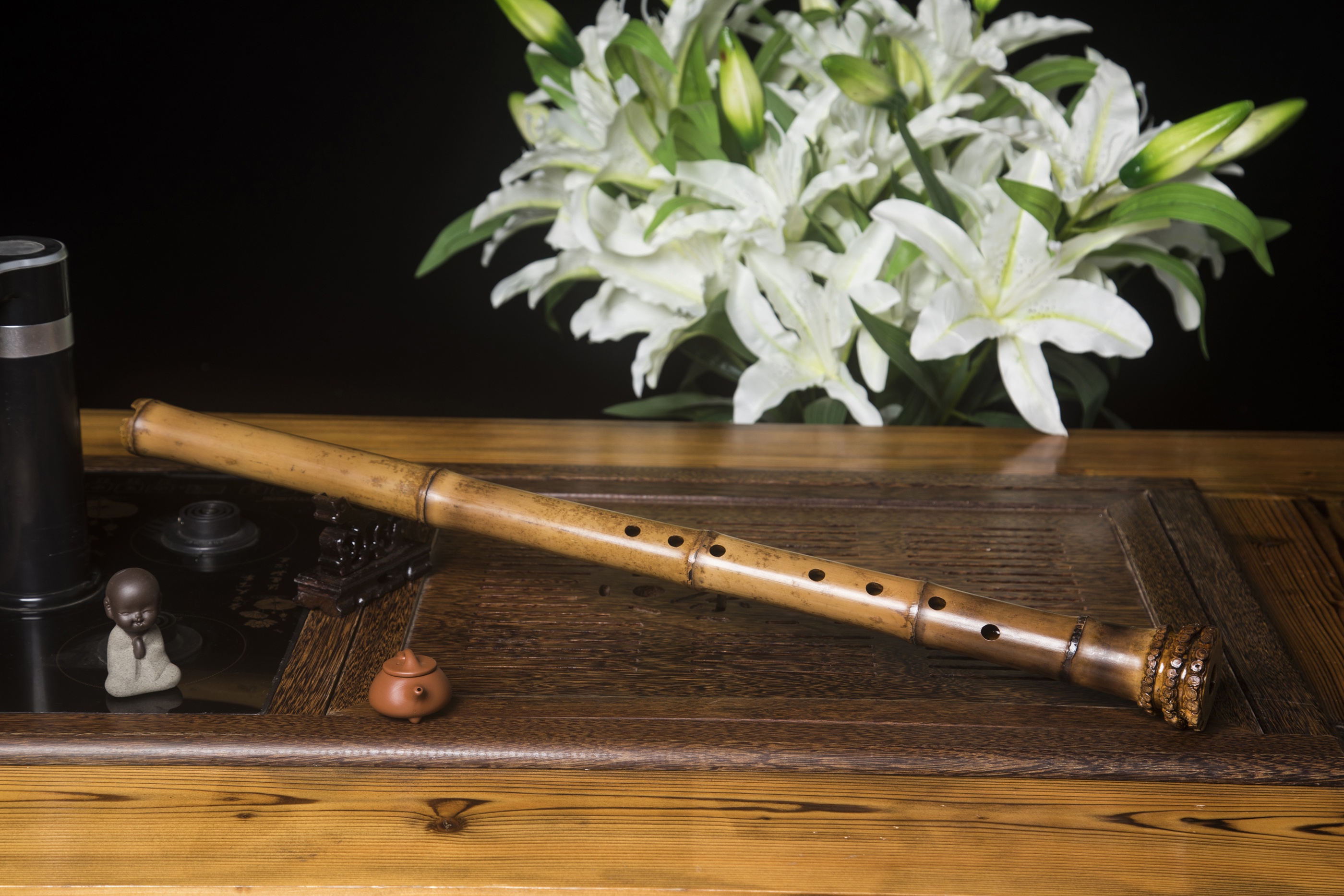 丁治国调萧六孔八孔收藏演奏专业南箫老料桂竹箫