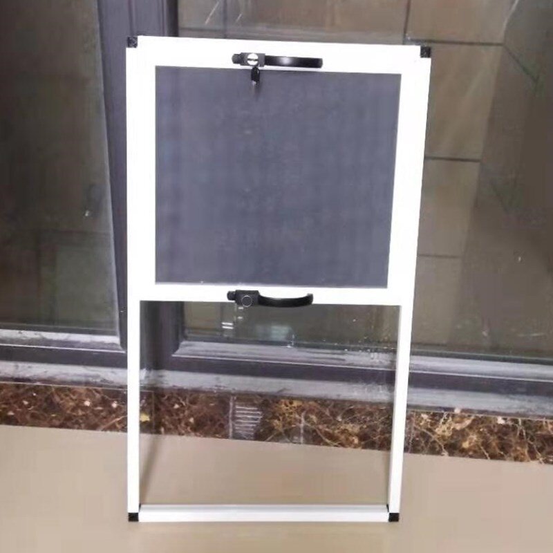 西安金刚防盗纱窗上下两推不锈钢网丝适用外下纱窗