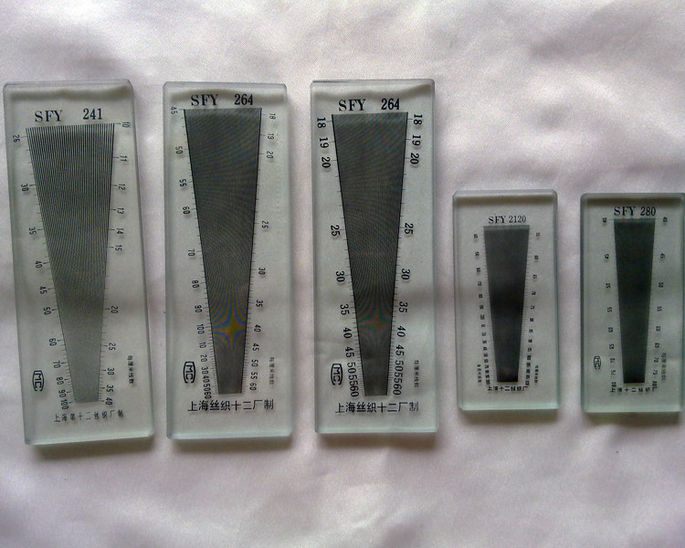 第十二丝织织厂纺织仪器织物经纬密度镜仪纬密其它测量工具
