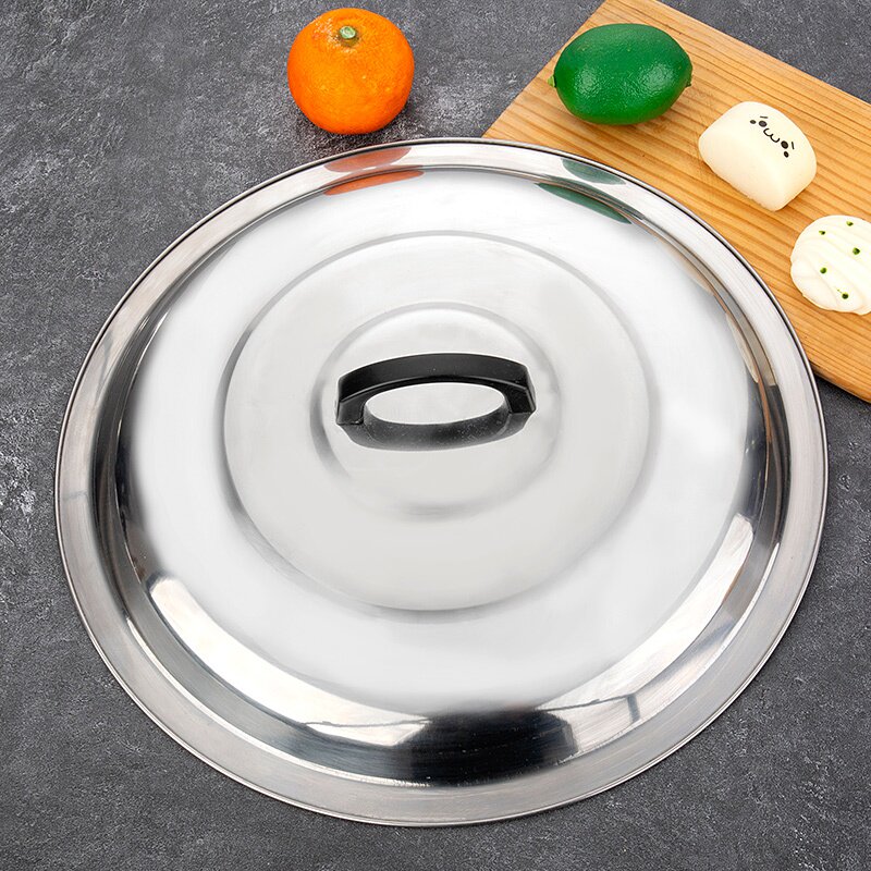 炒菜不锈钢锅盖炒锅盖子老式铁锅家用缸盖顶特锅盖