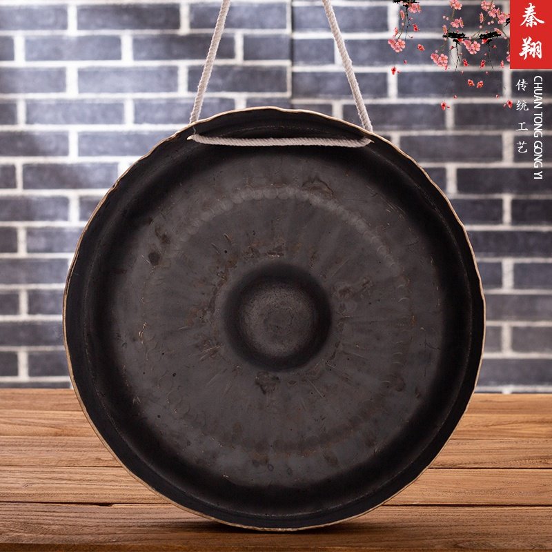 铜锣35cm包锣40公分青铜厘米手工老锣老式大锣开道锣