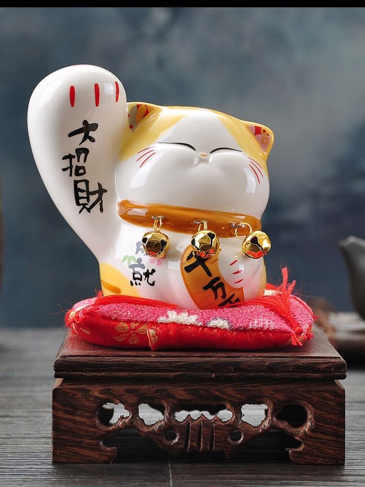 高品质手臂肌肉招财猫开业麒麟猫财件臂大力臂巨猫招财猫