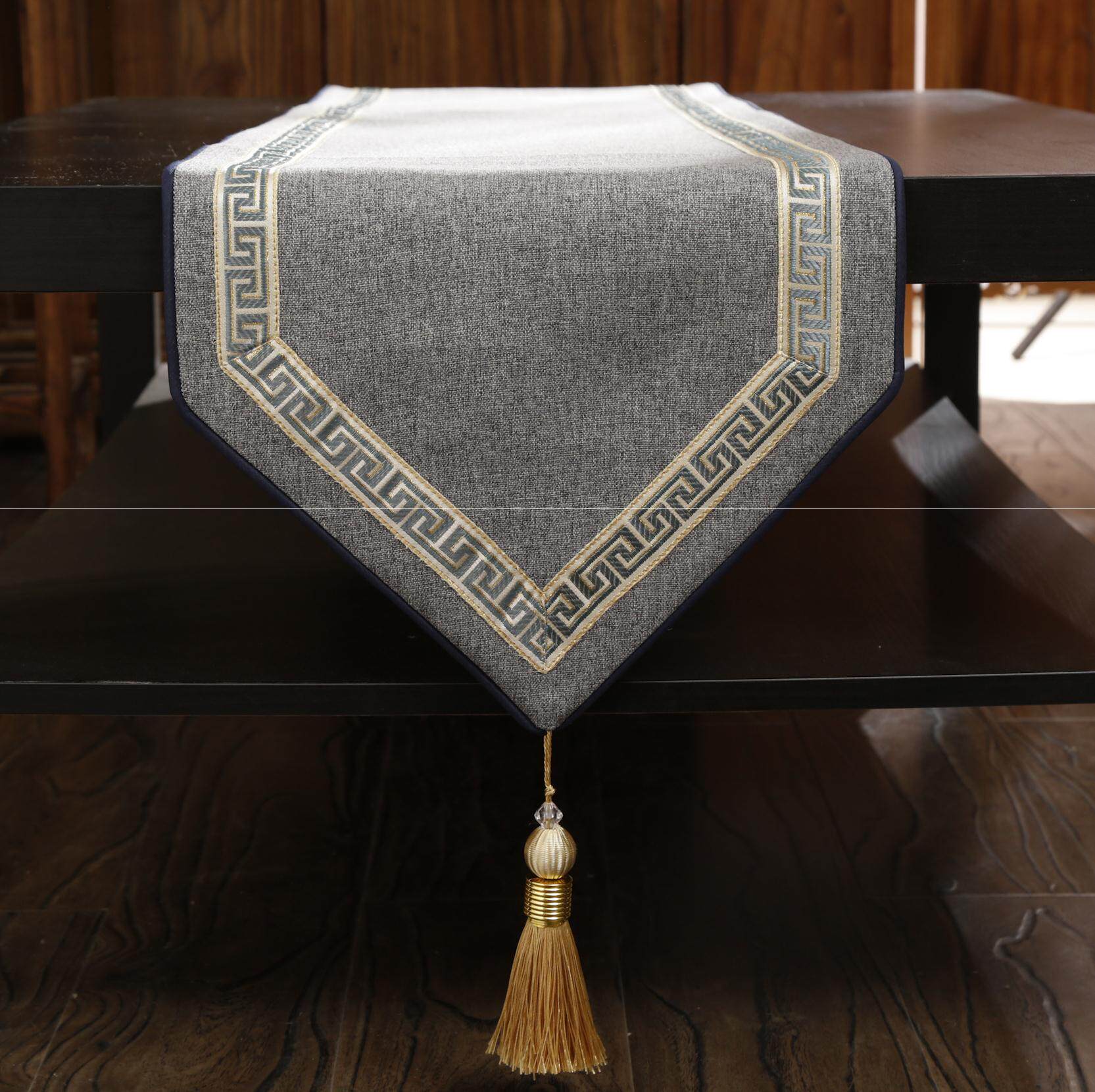 桌布餐桌北欧餐垫方形好看吧台长条盖柜布窄茶桌旗