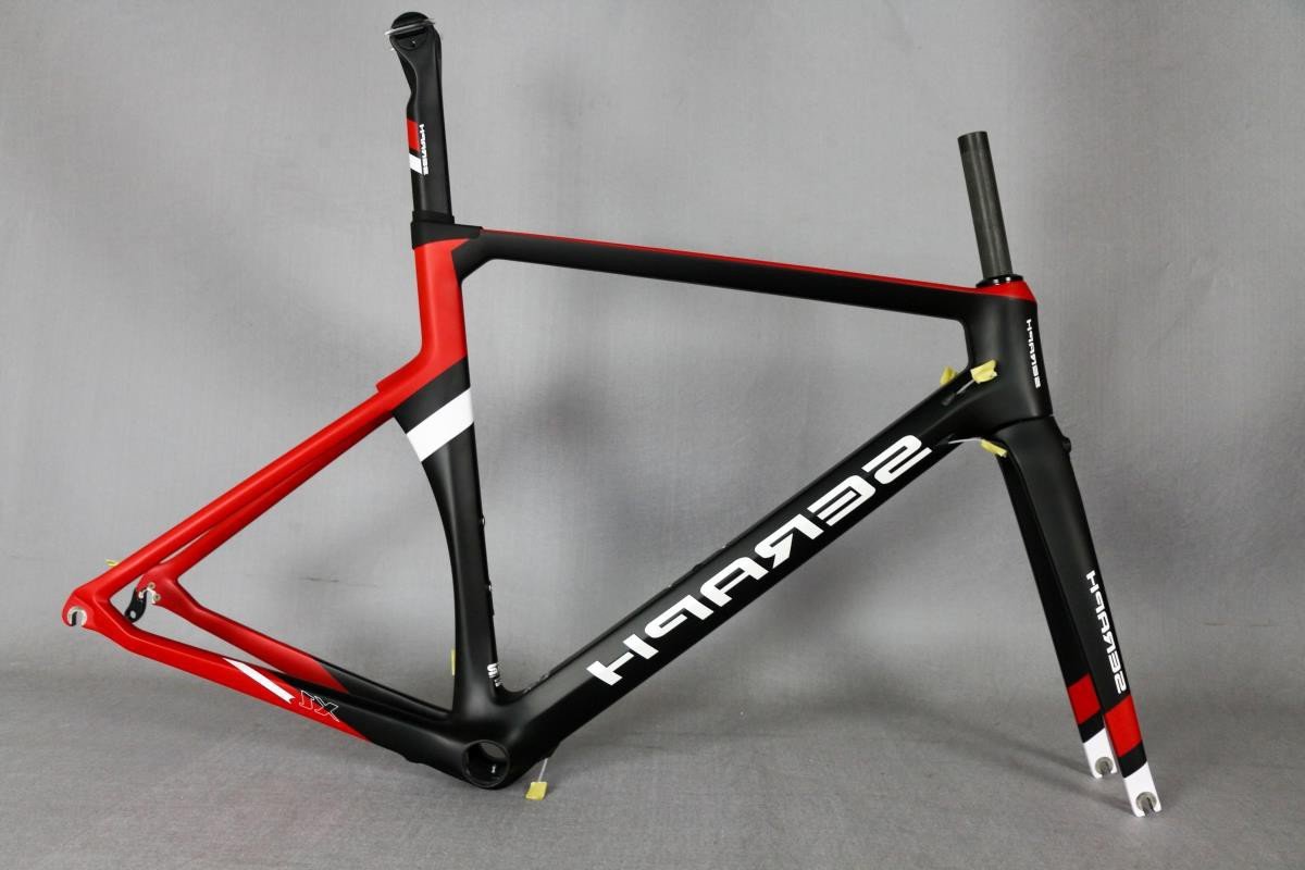 碳碳品牌新款自行车碳纤维破风公路车架自行车车架