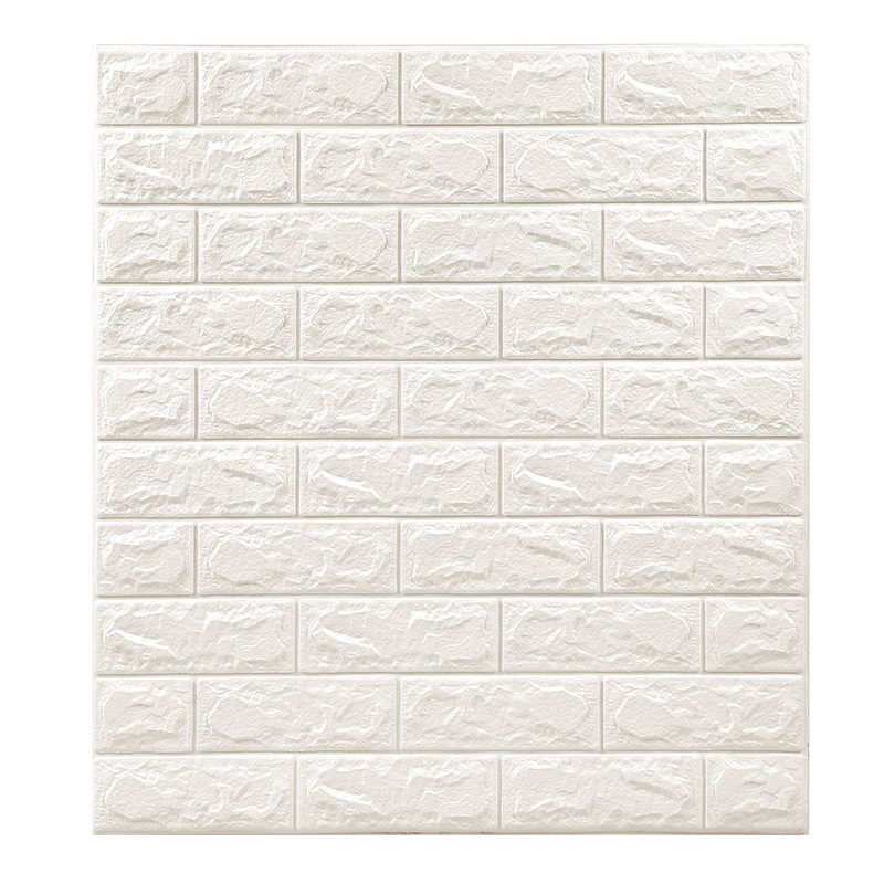 瓷砖泡沫墙贴壁纸隔热护墙板背景墙纯色防油立体墙贴