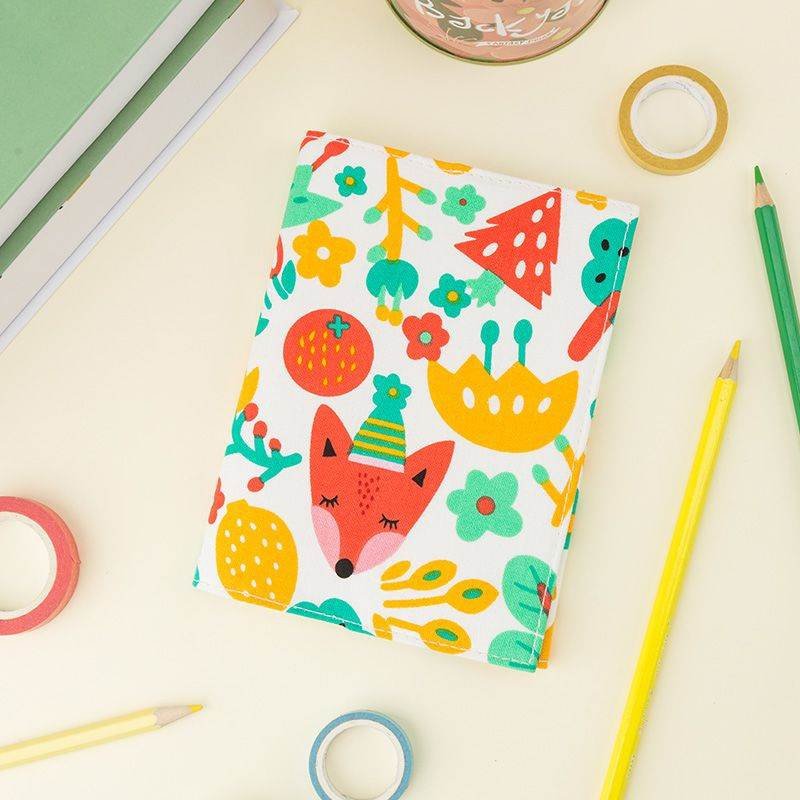 卡通书皮可爱磨砂简易书衣a6基础手帐封皮书皮